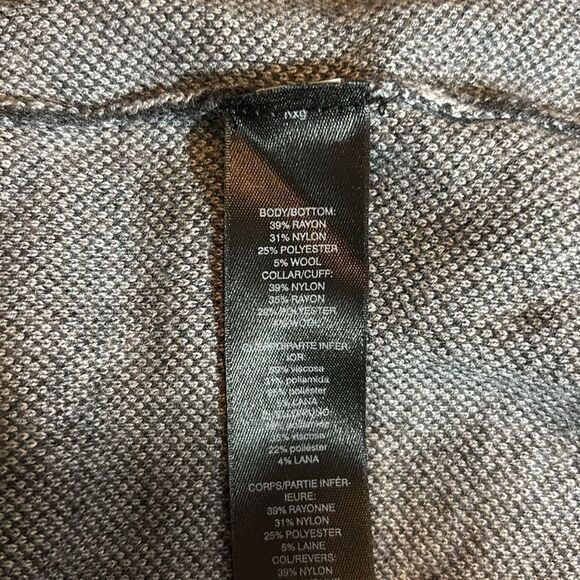 WHBM WHITE HOUSE BLACK MARKET sweater wool blend medium cowl neck wrap around - Picture 6 of 6